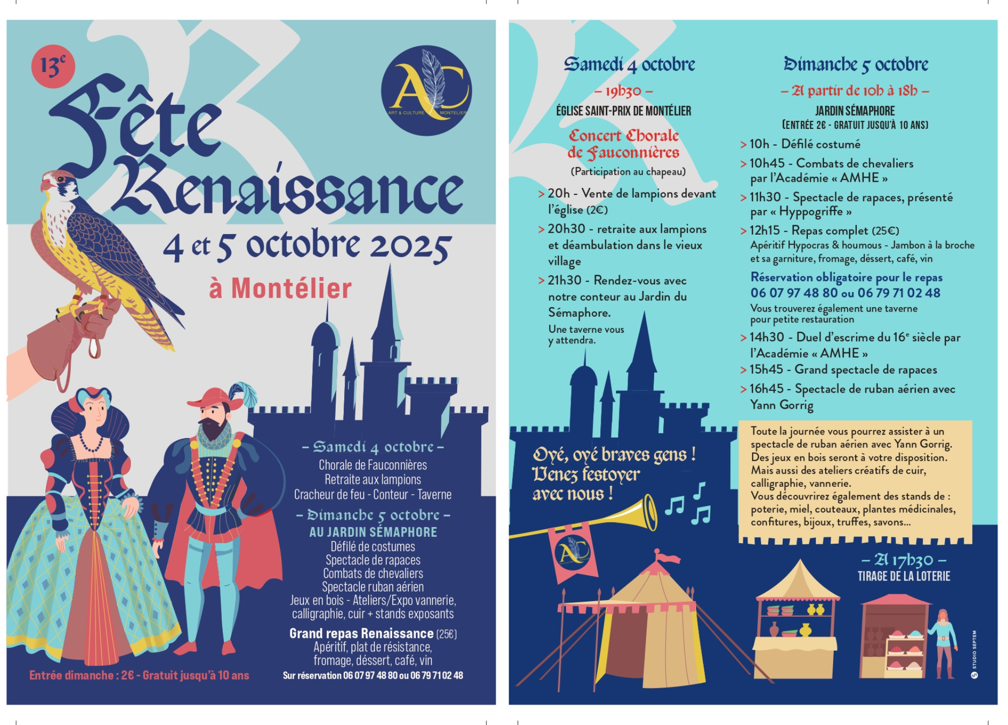 PROGRAMME FETE RENAISSANCE MONTELIER 2025